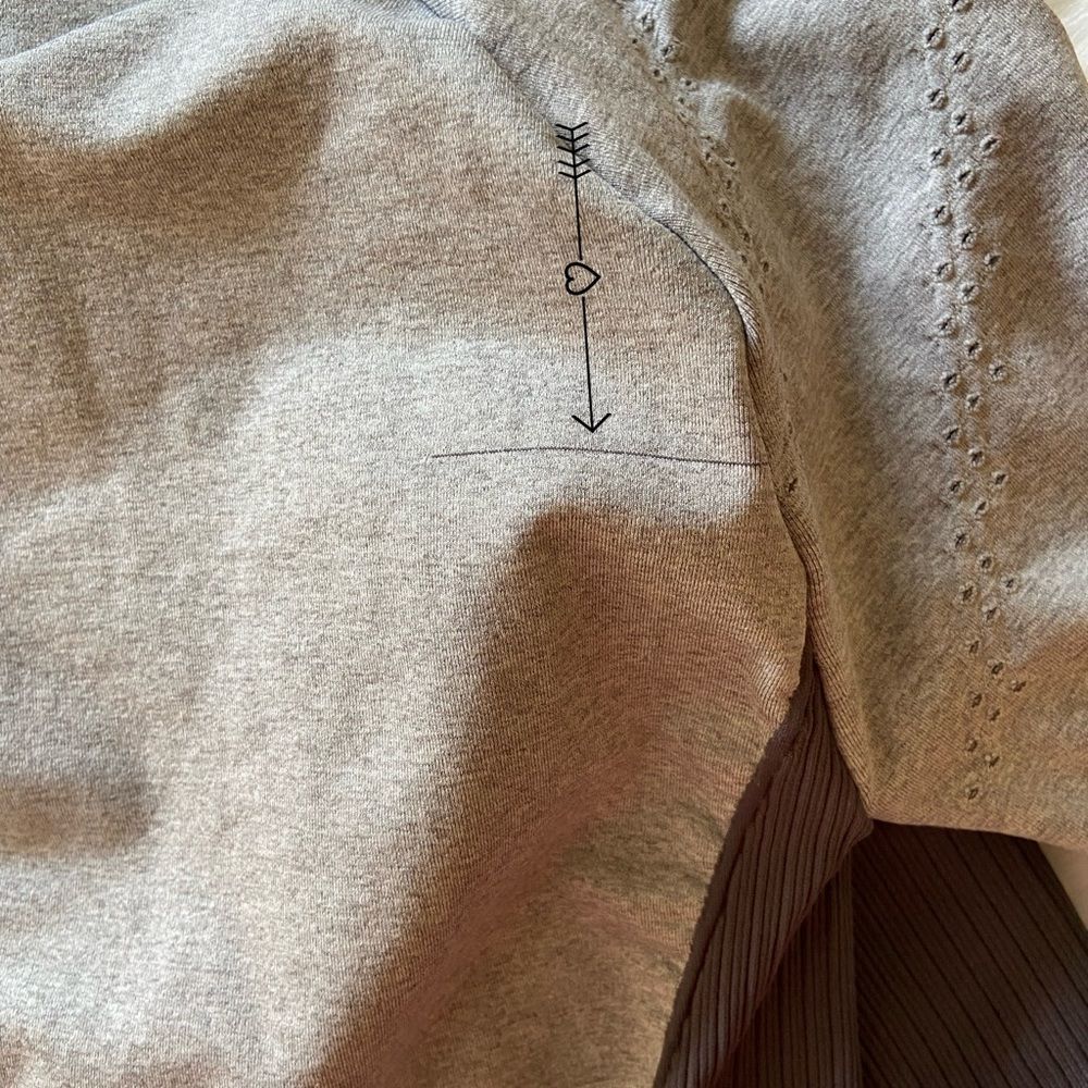 New FP Movement Good Karma Heather Run Cropped Hoodie Jacket - Picture 9 of 12